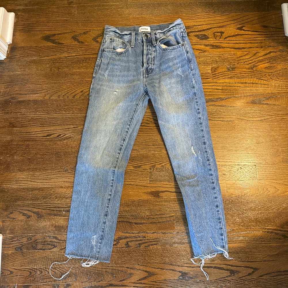Pistola Distressed Blue Jeans